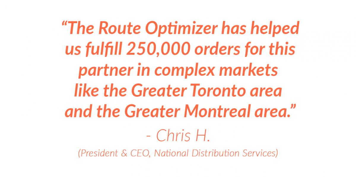 National Distribution Quote