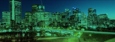 Calgary skyline.